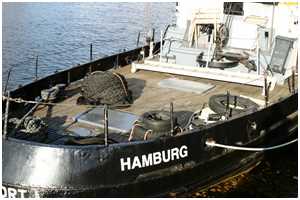Arbeitsdeck (Seezeichenkontrollboot Esper Ort)